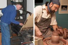 Historic Trade Demonstrations: Letterpress Printing and Redware Pottery