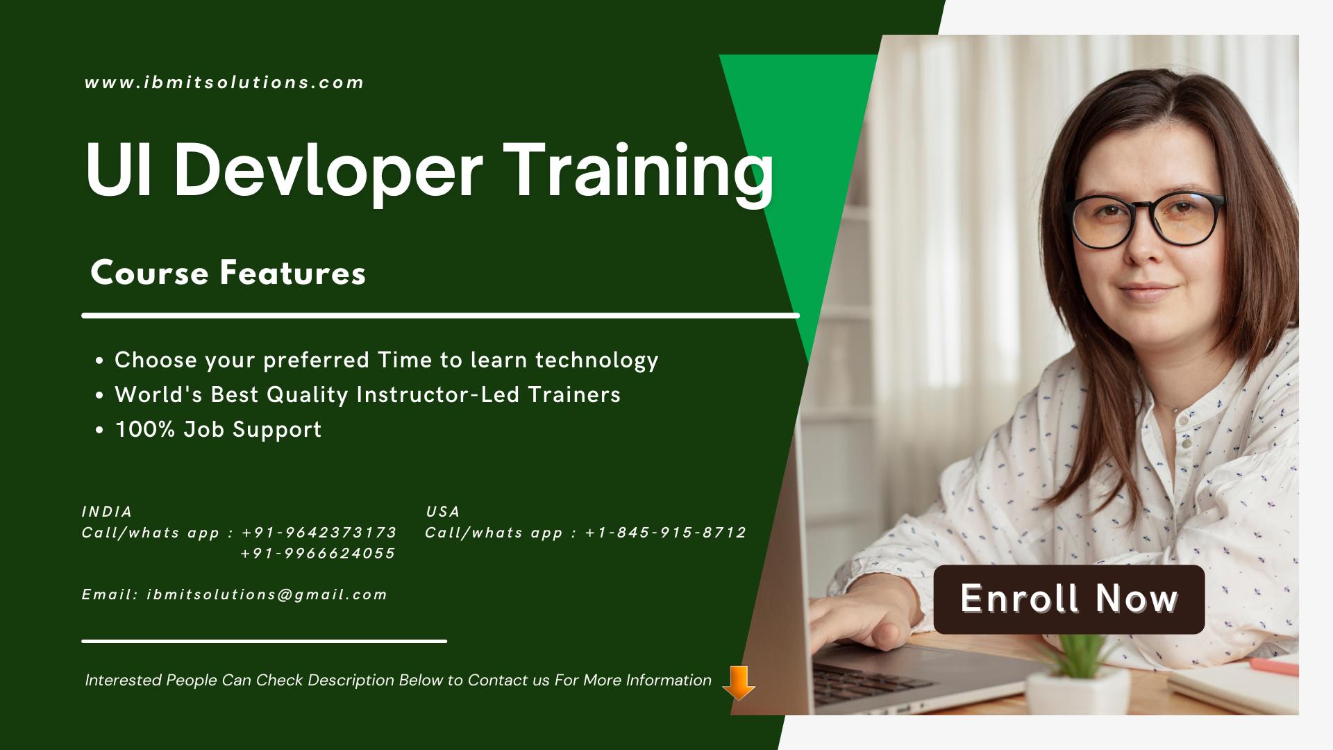 UI Developer Training | IBM IT Solutions, Online Event