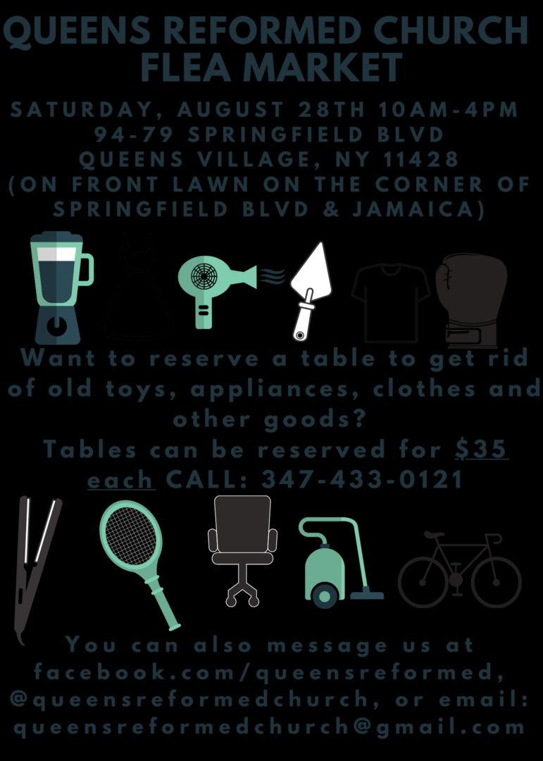 Queens Reformed Church Flea Market, Queens, New York, United States