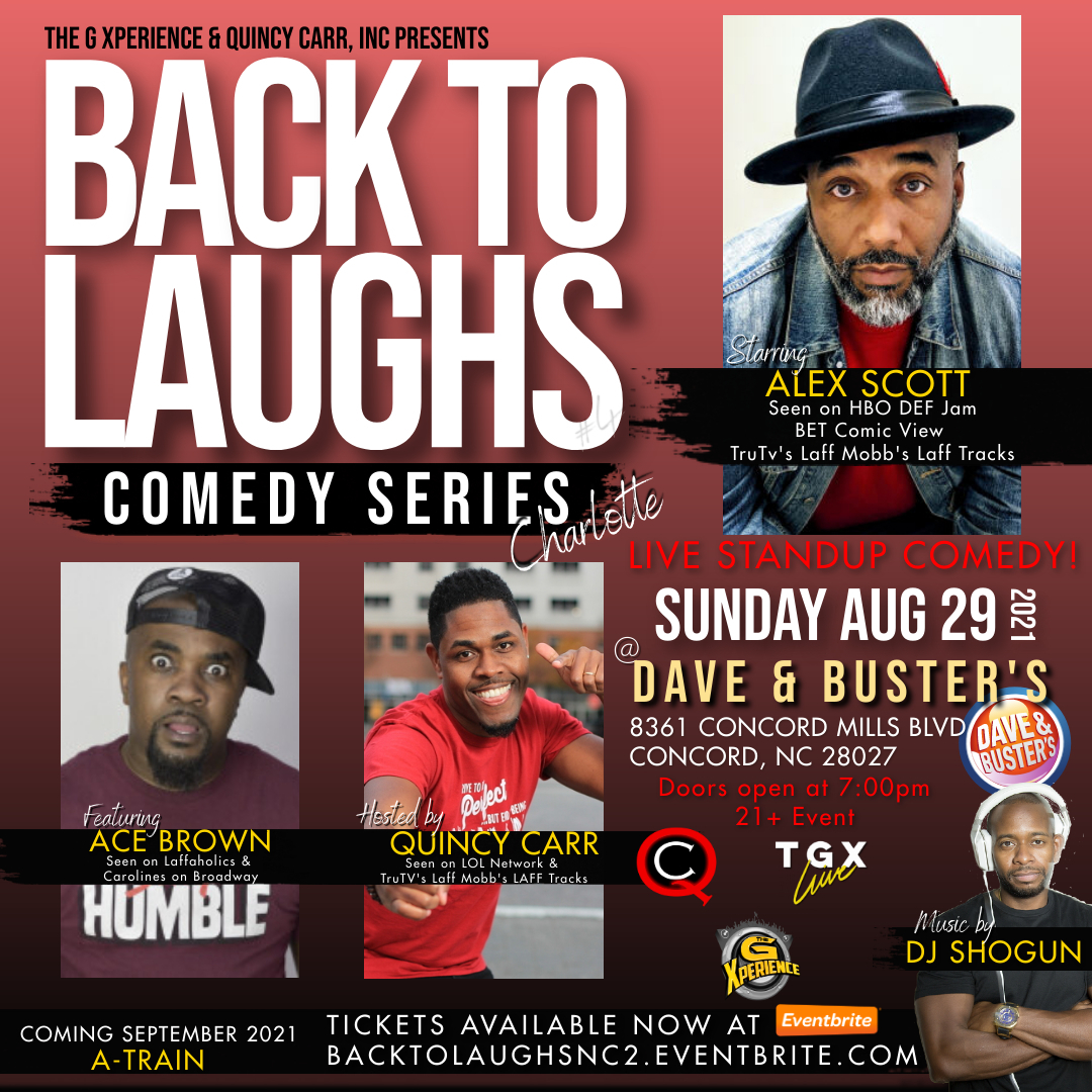 Back To Laughs Comedy Series | Charlotte/Concord, North Carolina, Concord, North Carolina, United States