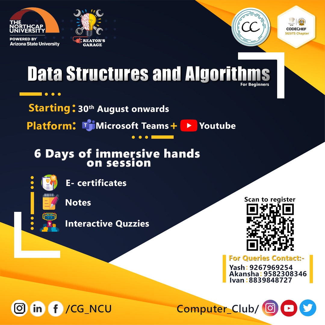 Data Structures & Algorithms, Online Event