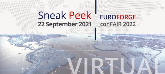 EUROFORGE conFAIR Sneak Peek, Online Event
