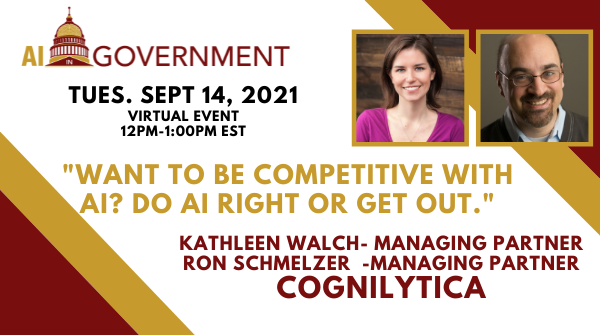 September 14 Data for AI: Want to Be Competitive with AI? Do AI Right or Get Out., Online Event