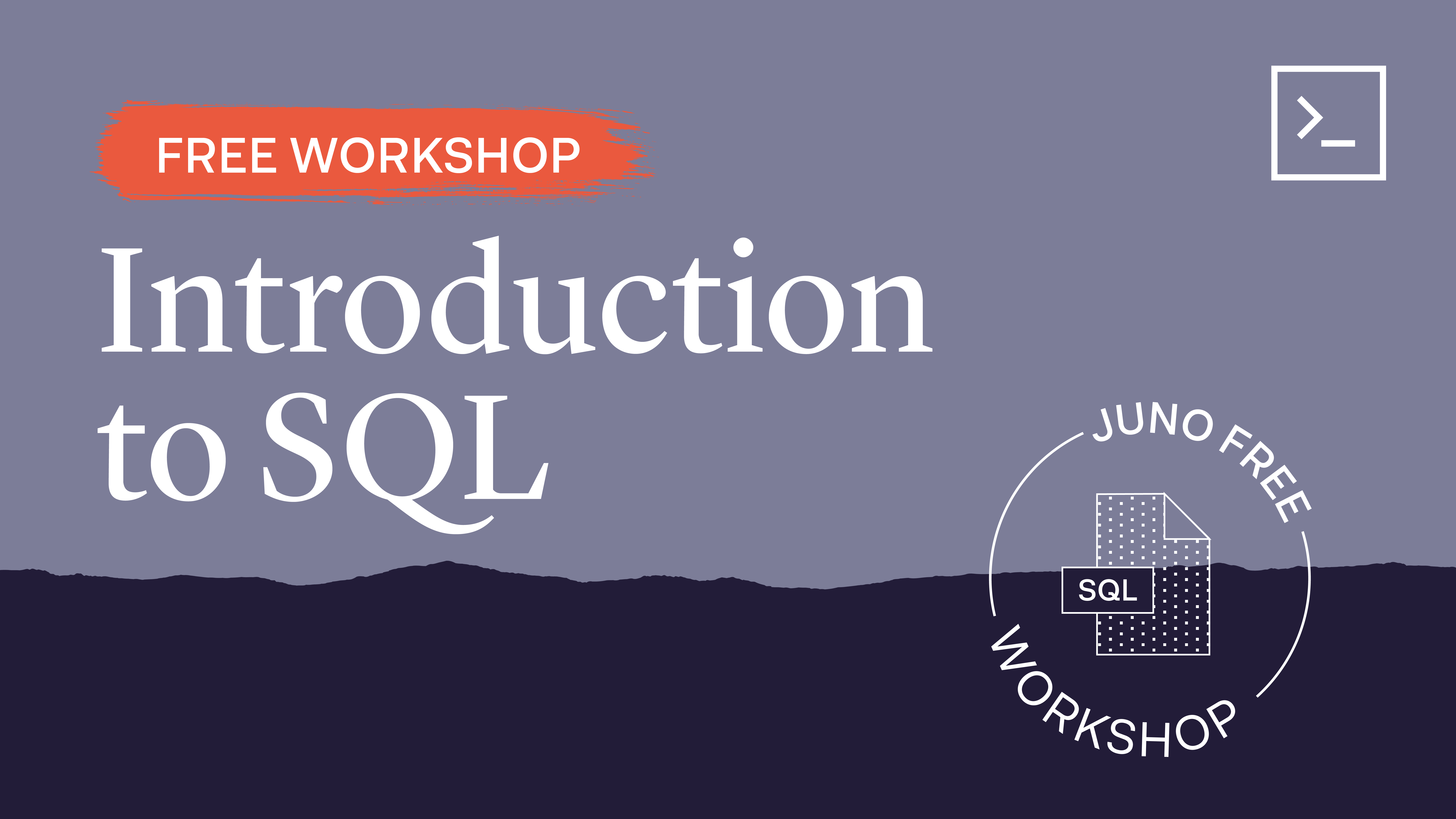 Introduction to SQL, Online Event