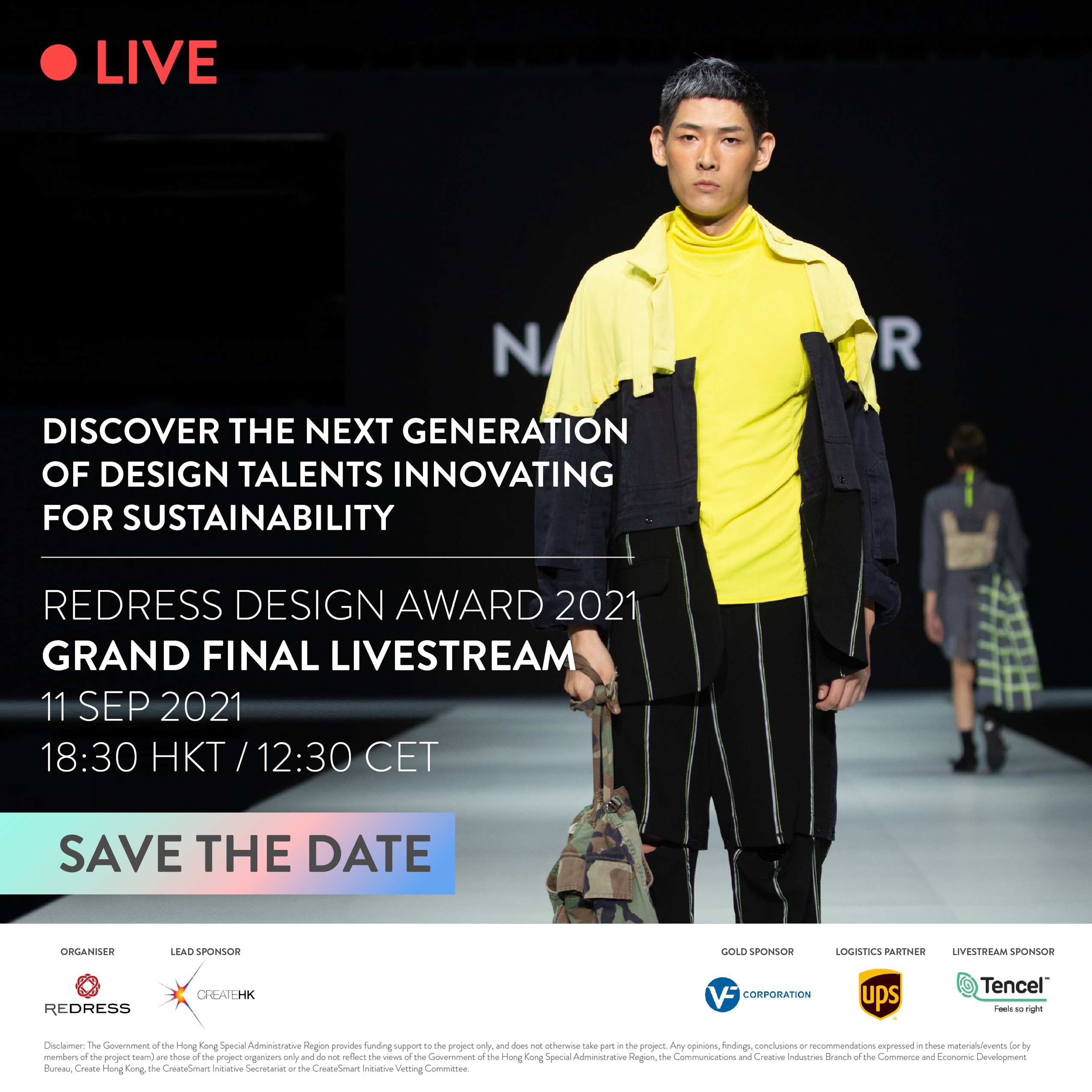 REDRESS DESIGN AWARD 2021 GRAND FINAL FASHION SHOW, Wan Chai, Hong Kong, Hong Kong