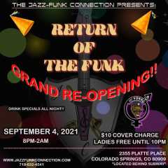 Jazz-Funk Connection's GRAND RE-OPENING!