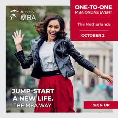 Access MBA online in the Netherlands!
