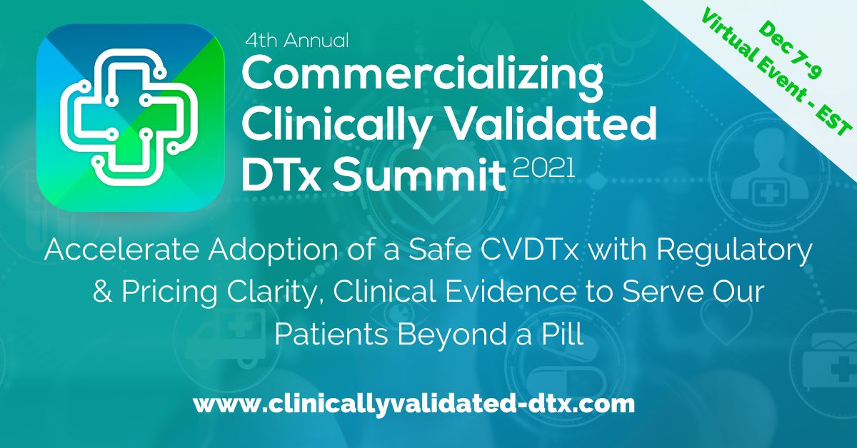 4th Commercializing Clinically Validated DTx, Online Event
