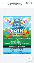 Lebanon Community Resource Fair