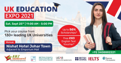 UK Education Expo 2021 - Lahore