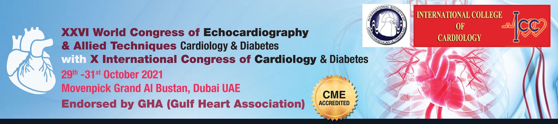 World Congress of Echocardiography & Allied Techniques Cardiology & Diabetes, Dubai, United Arab Emirates