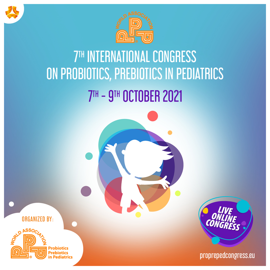 7th International Congress on Probiotics, Prebiotics in Pediatrics, Online Event