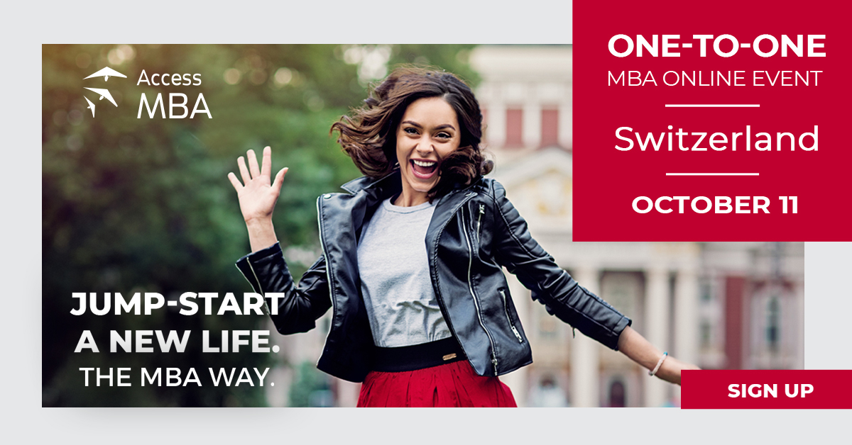YOU ARE FREE TO CHOOSE YOUR FUTURE! DISCOVER YOUR MBA ON 11 October, Online Event