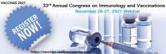 33rd Annual Congress on Immunology and Vaccinations