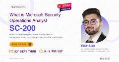 Free Live Event "What is Microsoft Security Operations Analyst (SC-200)"