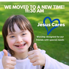 FREE Jesus Cares event for people with special needs on Sept. 12 in Midlothian, Texas
