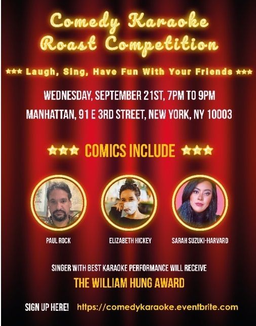 Comedy Karaoke Roast Competition, New York, United States