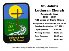 St. John's Lutheran Church 125th Anniversary