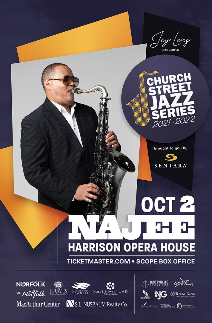 Church Street Jazz Series- Najee Live In Concert, Norfolk, Virginia, United States