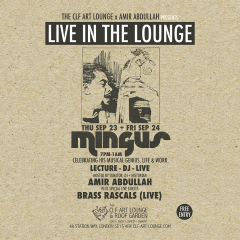Amir Abdullah - Mingus Lecture, Album Listening and DJ Session + Brass Rascals (Live) - Part 1