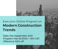 Executive Online Program - Modern Construction Trends