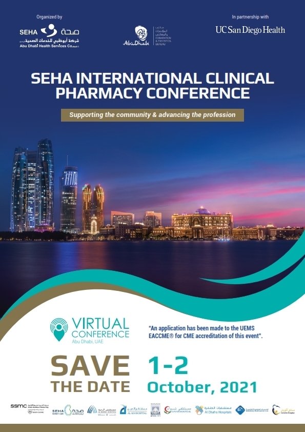 SEHA International Clinical Pharmacy Conference 2021, Online Event
