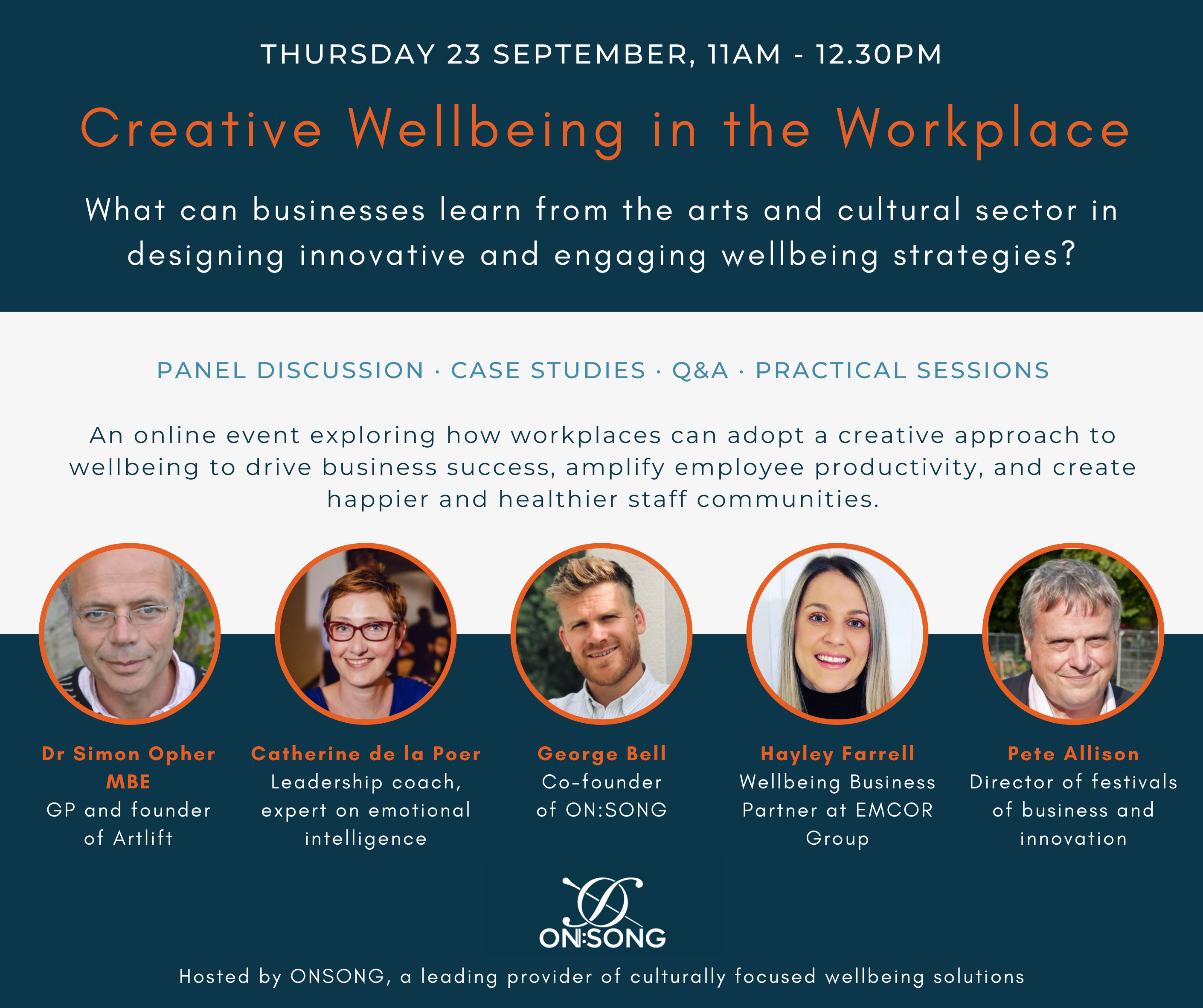 Creative Wellbeing in the Workplace, Online Event