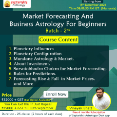 Financial astrology predictions business astrology for Beginners by vinayak bhatt