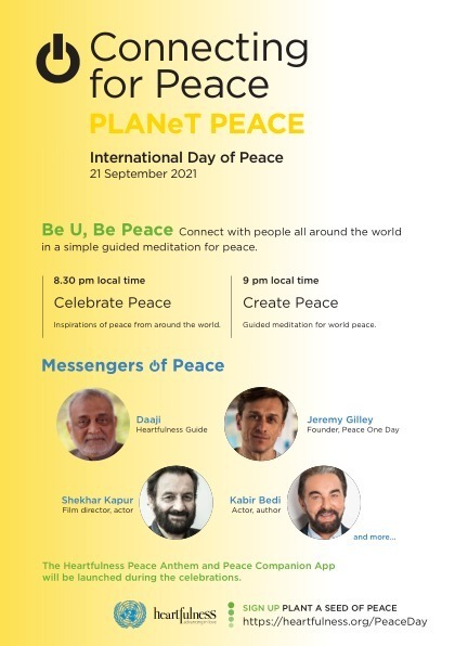 Connecting for Peace  PLANeT PEACE, Online Event