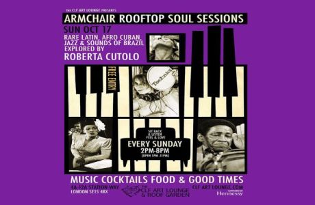 Armchair Rooftop Soul Sessions - Roberta Cutolo In Session, London, England, United Kingdom