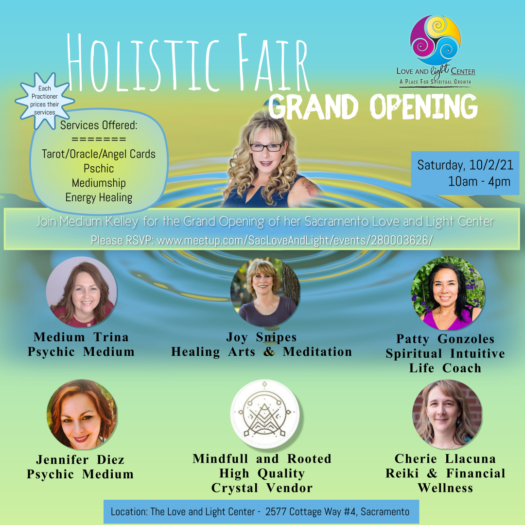 Holistic Fair and Grand Opening of The Love and Light Center, Sacramento, California, United States