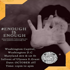 National Domestic Violence Rally and Vigil at Washington Capitol