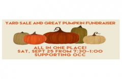 Annual Yard Sale and Great Pumpkin Fest