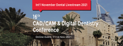 16th CAD/CAM Digital Dentistry Conference