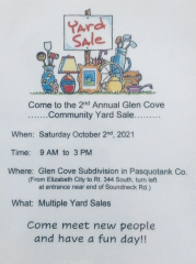 Glen Cove Community Yard Sale