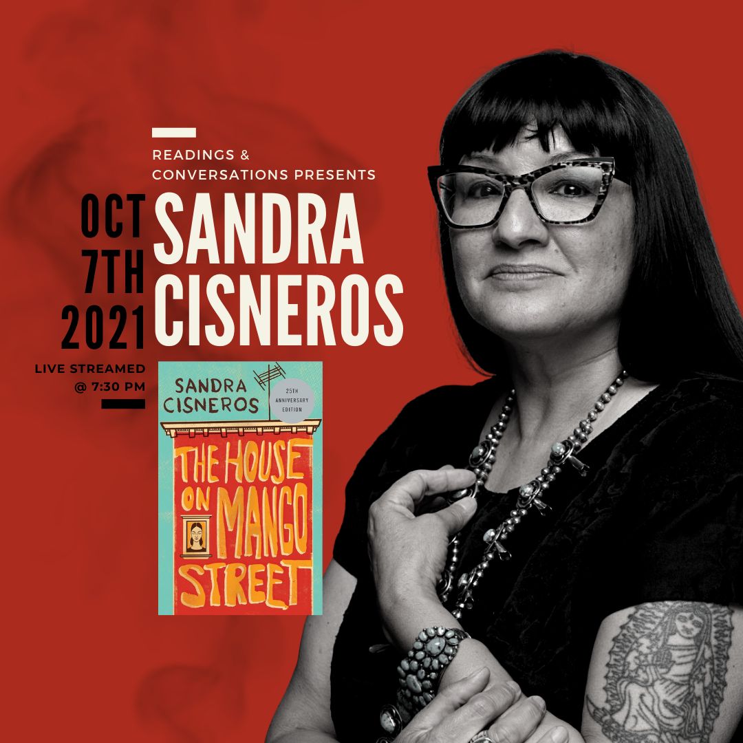 Readings & Conversations w/ Sandra Cisneros, Online Event