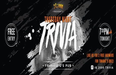 Thursday Night Trivia at Frankie G's Pub, Vancouver, British Columbia, Canada
