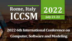 2022 6th International Conference on Computer, Software and Modeling (ICCSM 2022)