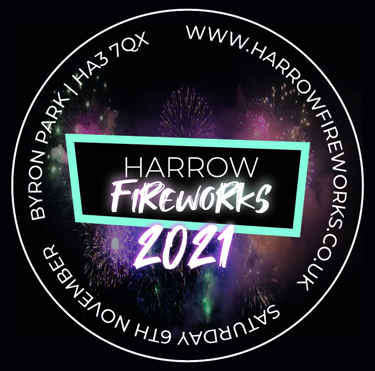 Barnet and Harrow Fireworks Display, Saturday 6th November 2021 (celebration of culture), Harrow, England, United Kingdom