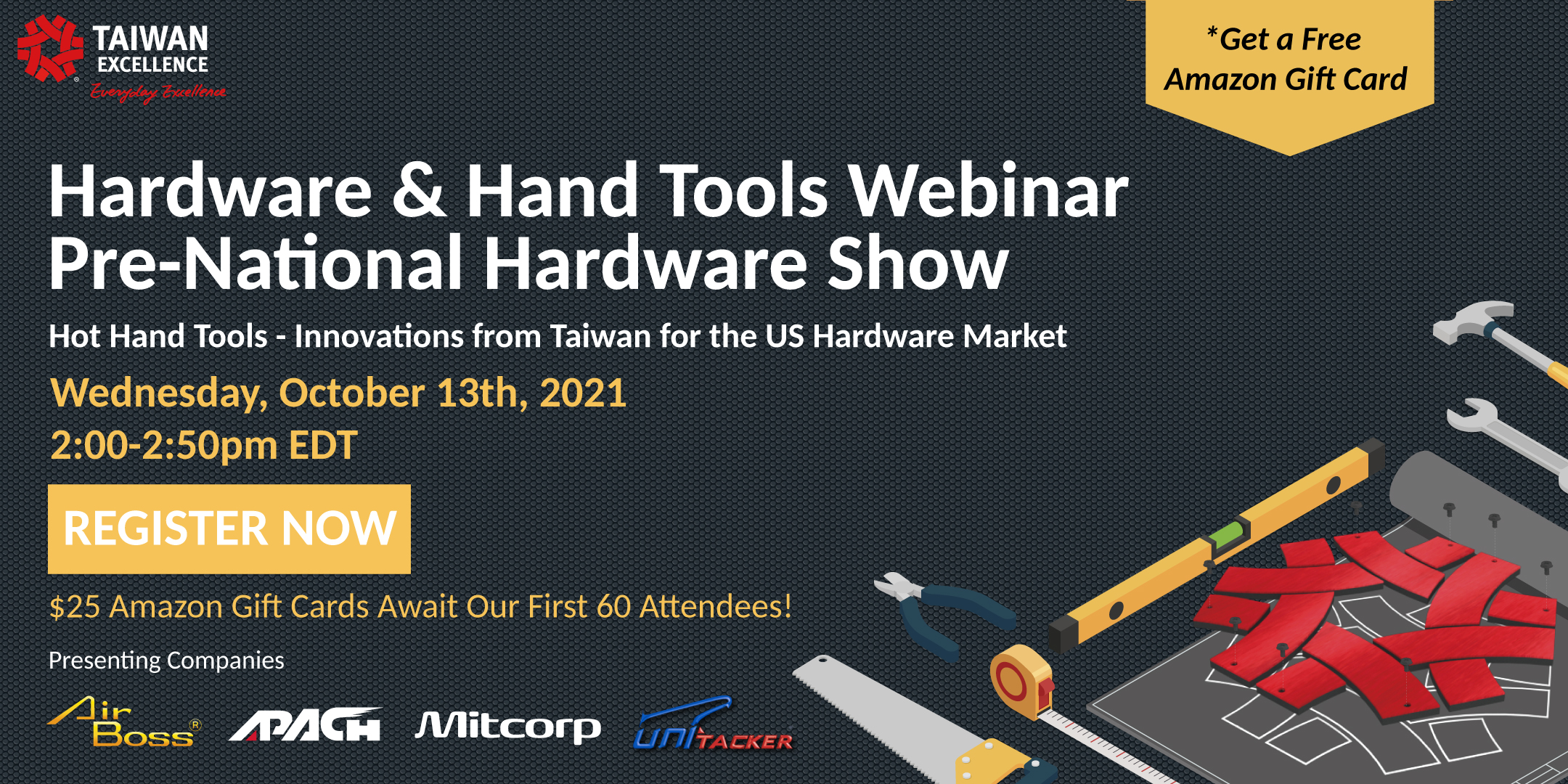 Hardware and Hand Tools Webinar, Online Event