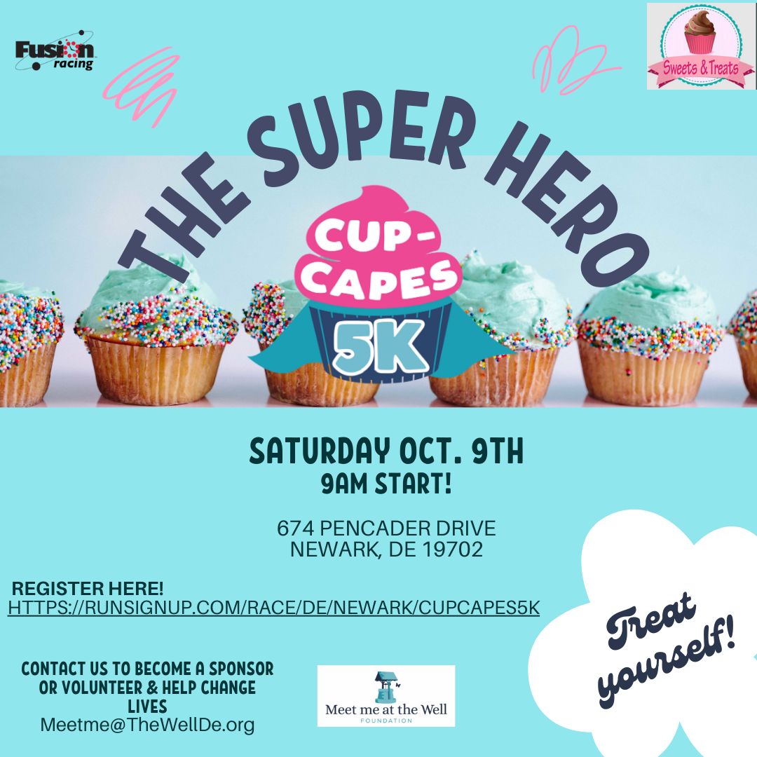 Cup-Capes Super Hero 5k! Saturday Oct. 9, 2021 674 Pencader Dr, Midnight Oil Brewery Newark, DE, Newark, Delaware, United States