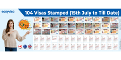 Easy Visa Consultants 104 Visas Stamped (15 July to Till date)