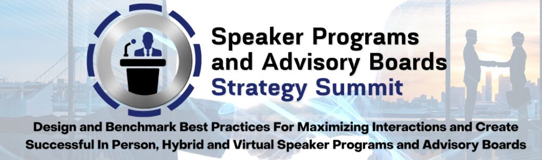 Speaker Programs and Advisory Boards, Online Event