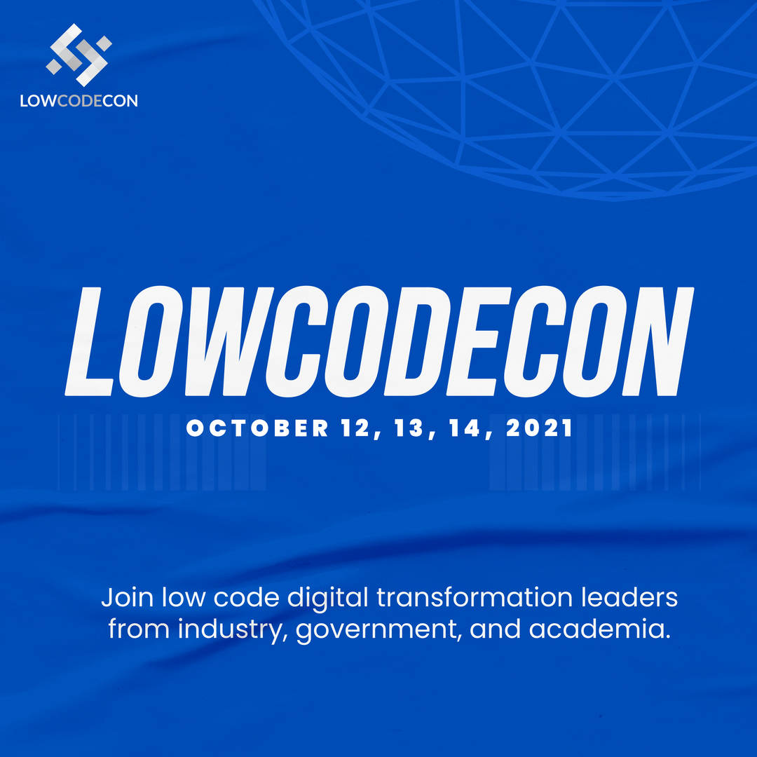LowCodeCon 2021, Online Event