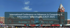 International Conference on Advances in Computing & Information Technologies (CACIT 2021)