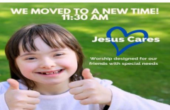 FREE Jesus Cares event for people with special needs on Oct. 10 in Midlothian, Texas
