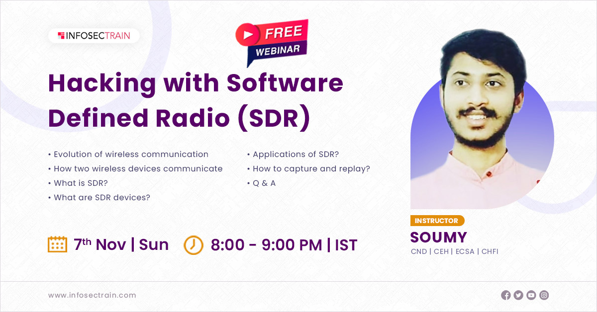 Free Live Webinar for Hacking with Software Defined Radio (SDR), Online Event