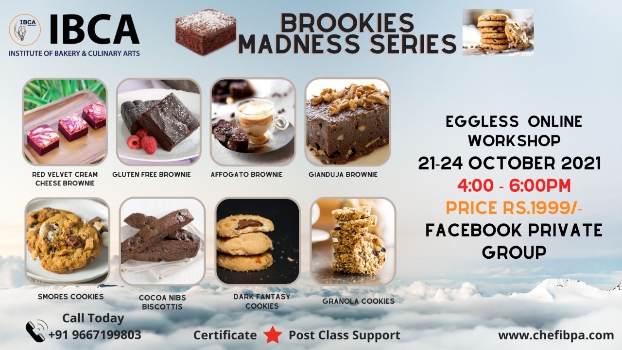 Brookies Madness Series: 100% Eggless Baking, Online Event