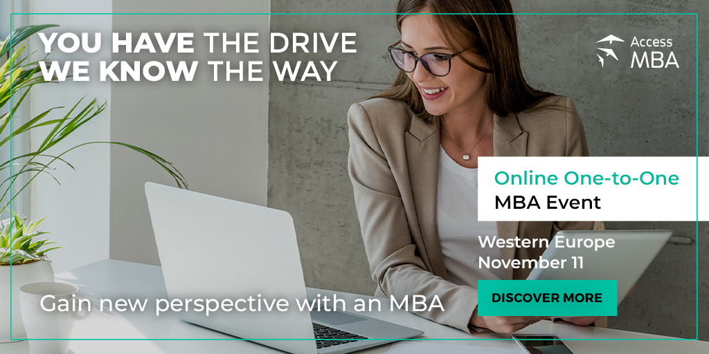 Western Europe Access MBA One-to-One Event, November 11th, 2021, Online Event
