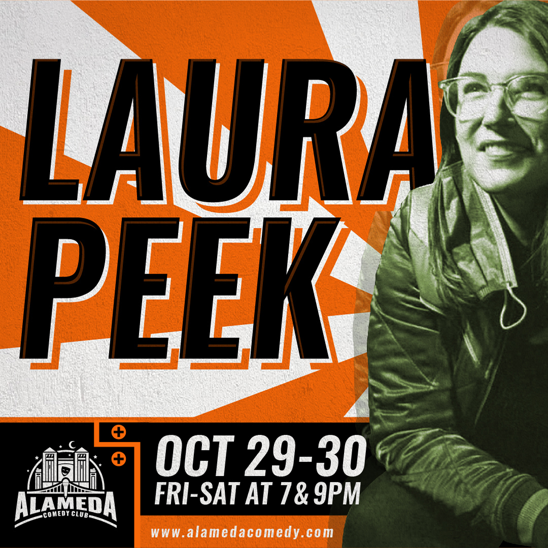 Laura Peek at the Alameda Comedy Club, Alameda, California, United States